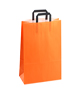 Kraft Paper Carrier Bags Flat Tape - 22x36x10.5cm Kraft Paper Carrier Bags Flat Tape - 22x36x10.5cm