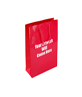 Small Gloss Paper Bags with Rope Handles-15x20x8cm