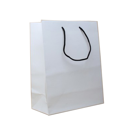 1136IN - Small White Matt Laminated Paper Bags