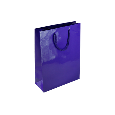 PPL92SG - Small Purple Gloss Laminated Paper Gift Bags