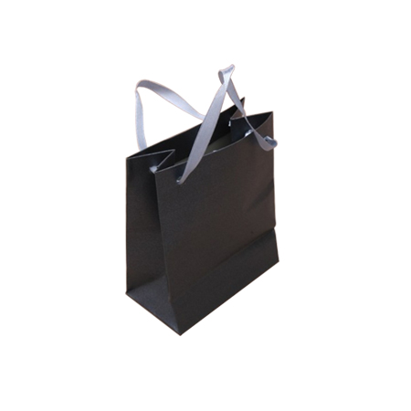 plain black gift bags