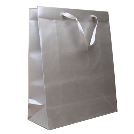 Medium Silver Grey Metallic Paper Gift Bags Medium Silver Grey Metallic Paper Gift Bags