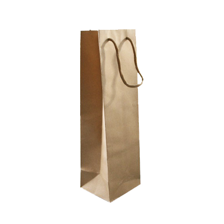 Medium Brown Kraft Paper Bottle Bags