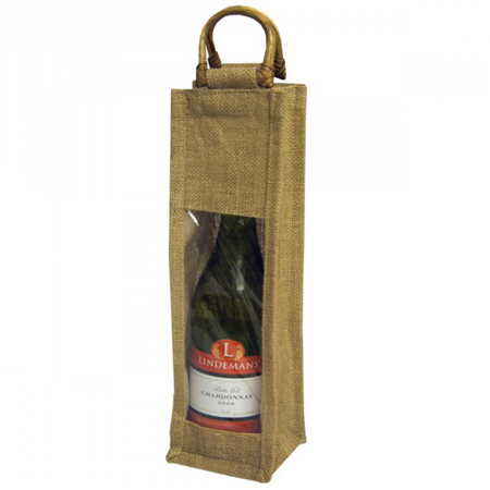 Single Bottle Jute Bags