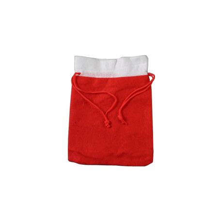 Medium Christmas Santa Sack with Red Cord Drawstring Medium Christmas Santa Sack with Red Cord Drawstring