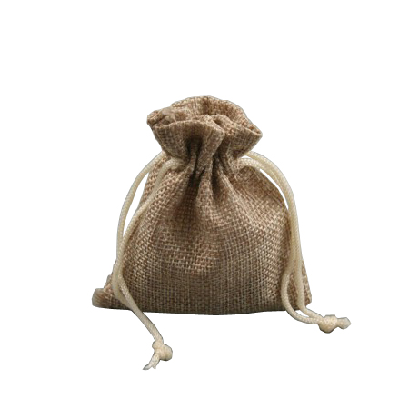 Ex Small Oatmeal Coloured Jute Effect Drawstring Gift Bag Ex Small Oatmeal Coloured Jute Effect Drawstring Gift Bag
