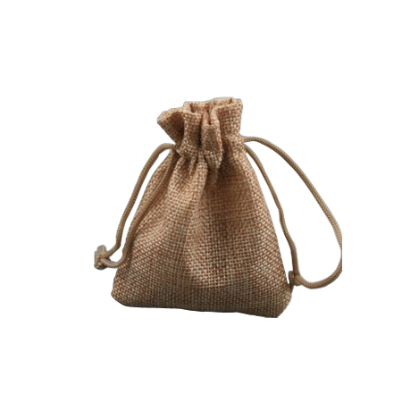 Ex Small Pebble Coloured Jute Effect Drawstring Gift Bag Ex Small Pebble Coloured Jute Effect Drawstring Gift Bag
