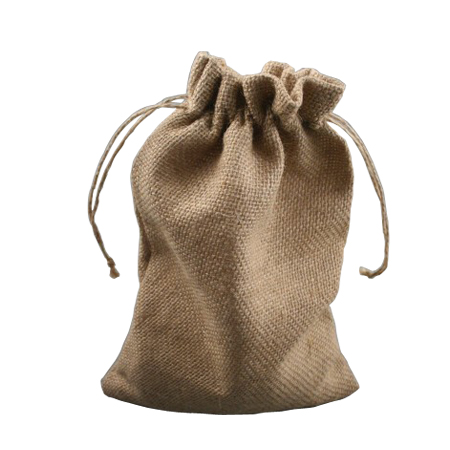 Medium-Natural Sack Cloth-Drawstring Gift Bag
