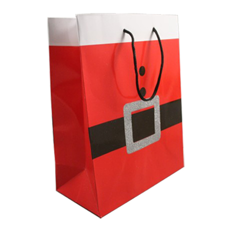 Large-Red-Santa Belt / Buckle Gift Bag Large-Red-Santa Belt / Buckle Gift Bag