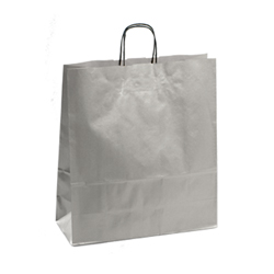 Large Silver Kraft Paper Bag