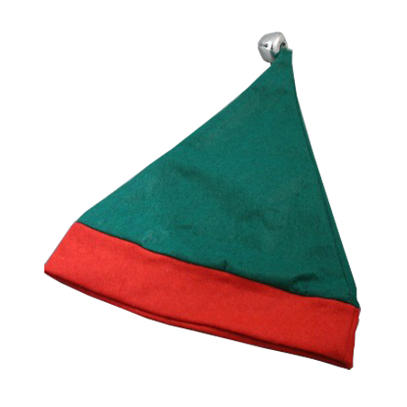Child Size Christmas Elf Hat in Green with Red Trim and Bell Child Size Christmas Elf Hat in Green with Red Trim and Bell