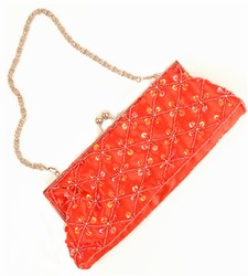 Small Red with Red Sequins Organza Bags Small Red with Red Sequins Organza Bags