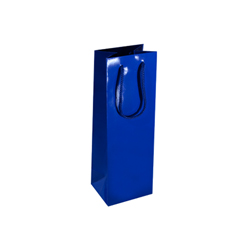 Royal Blue Wine Bottle Bags