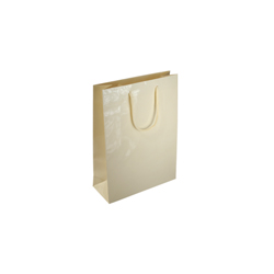 Extra Small Cream Paper Gift Bag