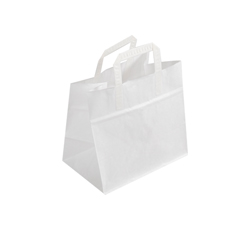 Medium White Kraft Paper Bag