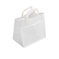 Medium White Kraft Paper Bag