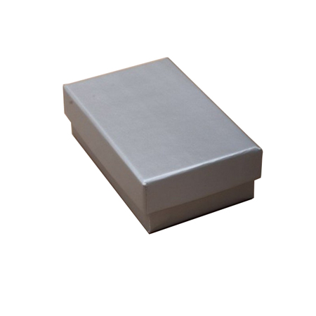 Small Silver Matt Laminated Gift Box Small Silver Matt Laminated Gift Box
