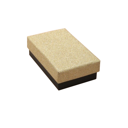 Small Black Gift Box with Gold Glitter Lid Small Black Gift Box with Gold Glitter Lid