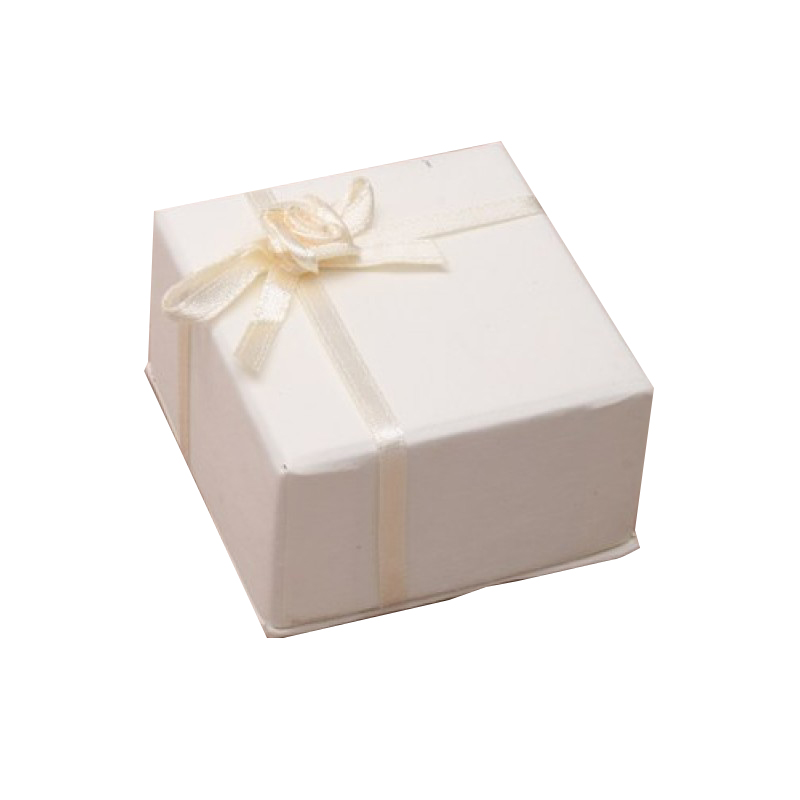 Extra Small Ivory Gift Box with satin ribbon