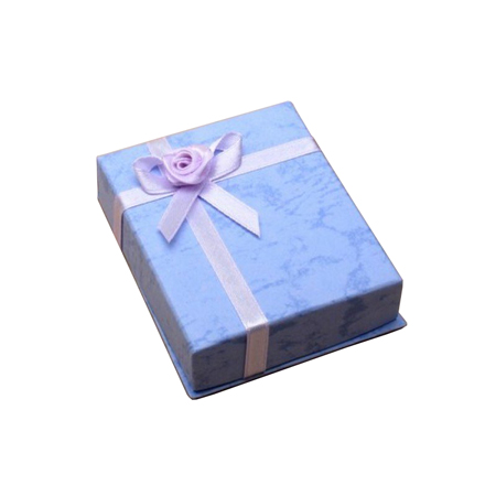 Small Lilac Gift Box with Satin Ribbon Detail Small Lilac Gift Box with Satin Ribbon Detail
