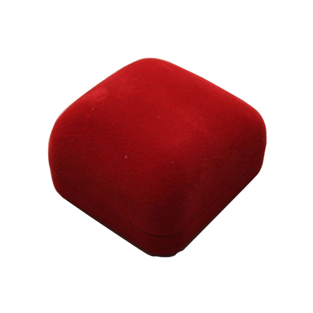Extra Small Red Flocked Gift Box Extra Small Red Flocked Gift Box