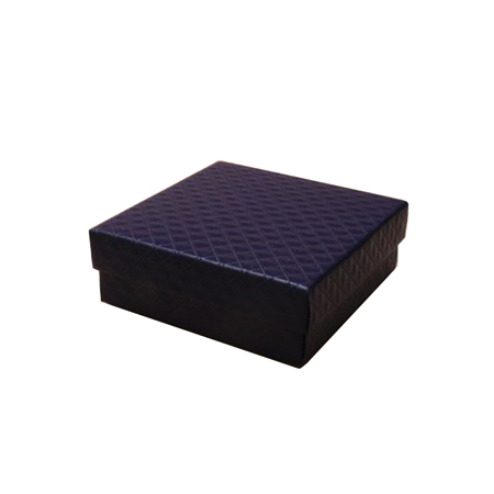 Small Navy Blue Quilted Style Gift Box Small Navy Blue Quilted Style Gift Box