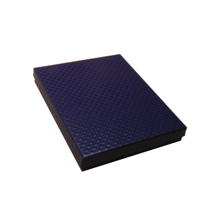 Large Navy Quilted Style Gift Box Large Navy Quilted Style Gift Box