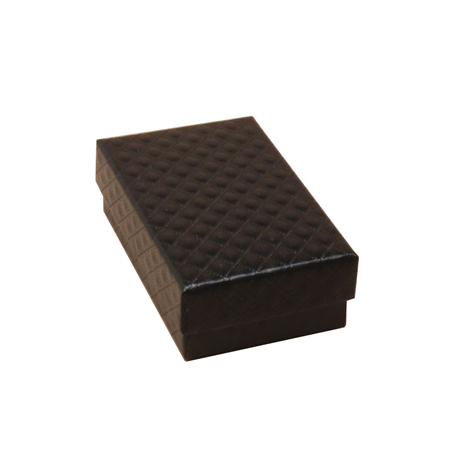 Small Black Quilted Style Gift Box