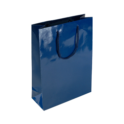 Medium Navy Blue Paper Bag