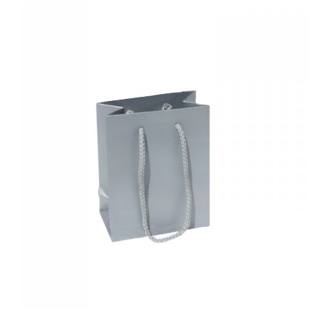 Ex Small Silver Matt Laminated Paper Bags Ex Small Silver Matt Laminated Paper Bags