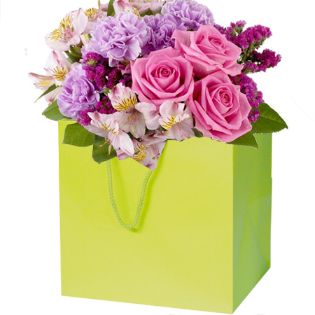 Large Citrus Florist Paper Bag