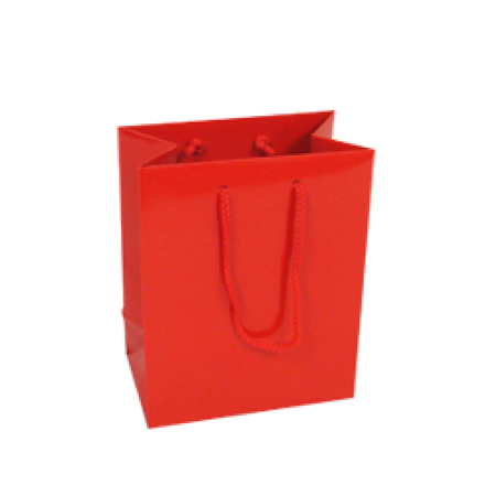 Small Red Gloss Laminated Paper Bags