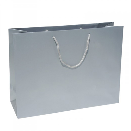 Large Silver Paper Gift Bag