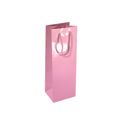 Wine Bottle Bag-Baby Pink-Wine Bottle Bag