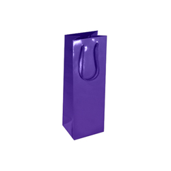 Purple Wine Bottle Bags