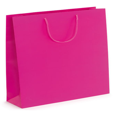 Ex Large Fuchsia Matt Laminated Paper Bags Ex Large Fuchsia Matt Laminated Paper Bags
