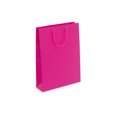 Small Fuchsia Matt Laminated Paper Bags Small Fuchsia Matt Laminated Paper Bags