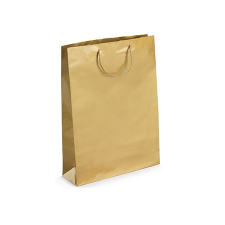 Medium Gold Gloss Laminated Paper Bags
