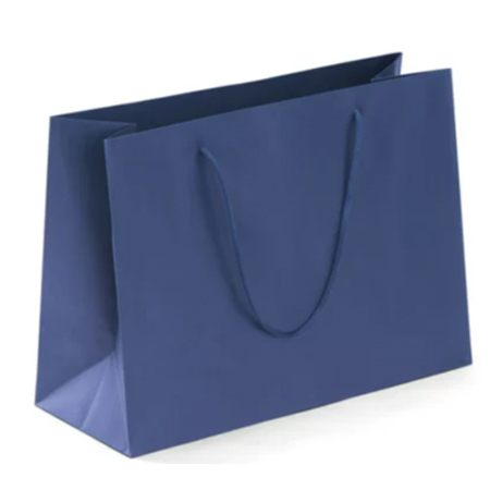 Large Navy Blue Matt Laminated Paper Bags