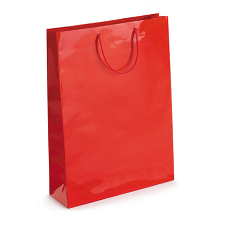 Large Red Gloss Laminated Paper Bags Large Red Gloss Laminated Paper Bags