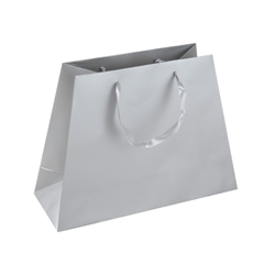 Medium Silver Paper Gift Bag