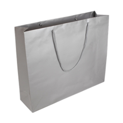 Large Silver Paper Gift Bag