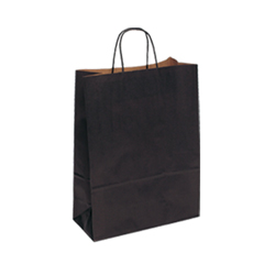 Medium Black Kraft Paper Bag