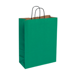 Large Dark Green Kraft Paper Bag