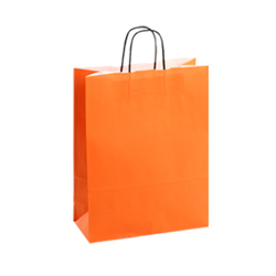 Medium-Orange-Kraft Paper Bag