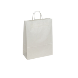 Medium White Kraft Paper Bag