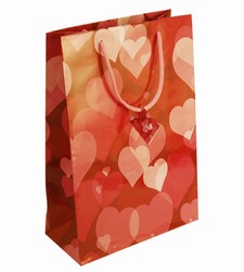 Large Hearts Paper Gift Bag