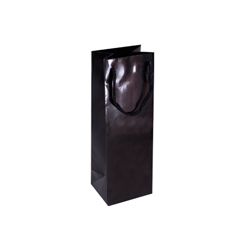 Black Wine Bottle Bag