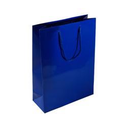 Medium Royal Blue Paper Bag