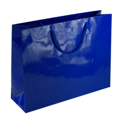 Large Royal Blue Paper Bag